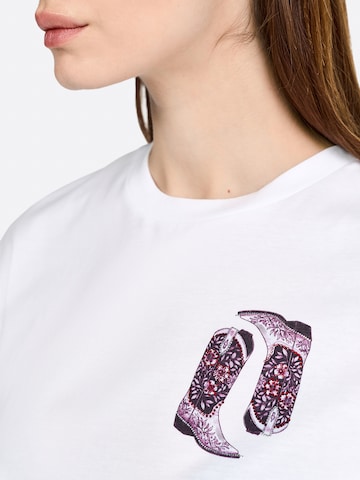 Maglia extra large di Rich & Royal in bianco