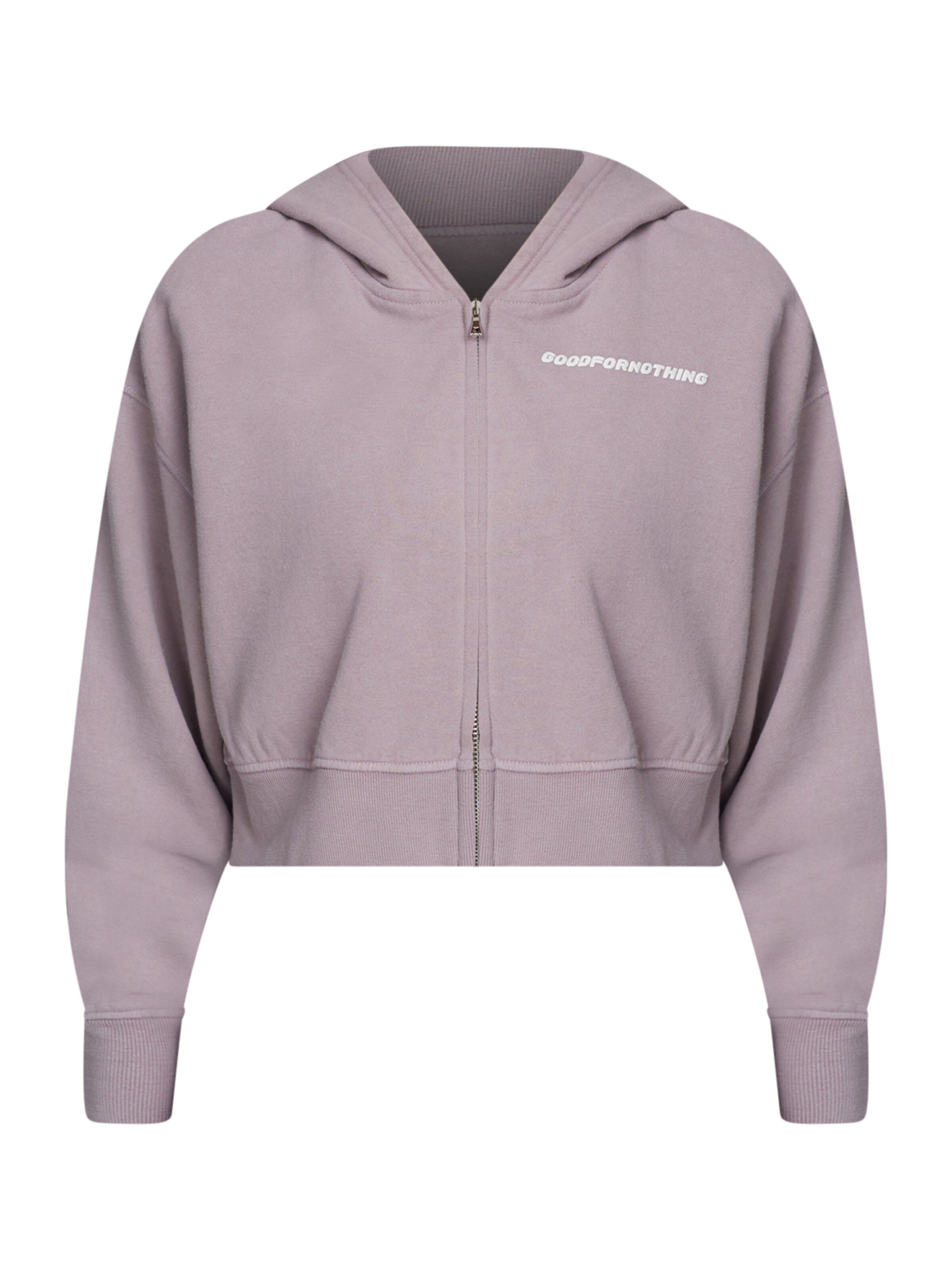 Good For Nothing Sweatvest in Lila: voorkant