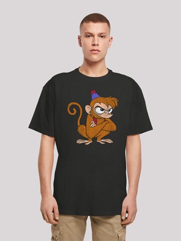 T-Shirt 'Disney Aladdin Classic Angry Abu' F4NT4STIC en noir : devant