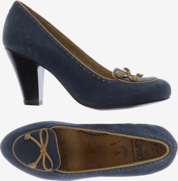 CAPRICE Pumps 38 in Blau: Vorderseite