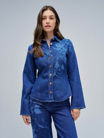 Salsa Jeans Bluse in Blau