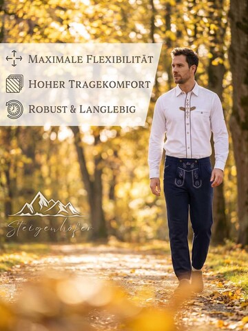 Steigenhöfer Regular Traditional Pants 'Marius' in Blue