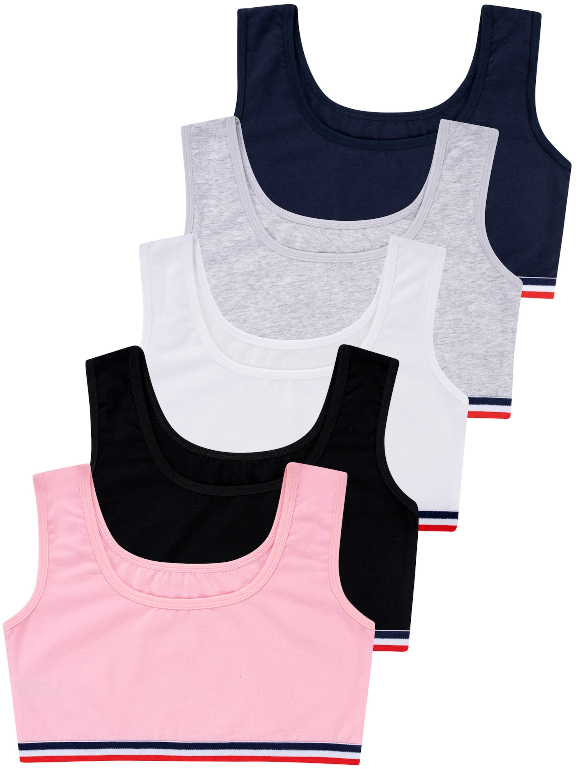 LOREZA Unterhemd 'Mädchen Bustier Fatima'‌‌ in Mischfarben: Vorderseite