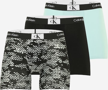 Calvin Klein Underwear Шорты Боксеры в Зеленый: спереди