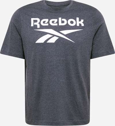 Reebok T-Shirt fonctionnel 'IDENTITY' en anthracite / blanc, Vue avec produit