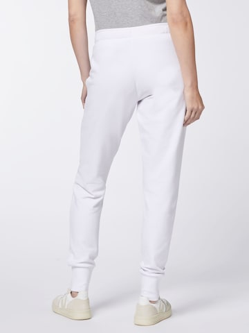 Oklahoma Jeans Slimfit Sweathose ' in Slim Fit ' in Weiß