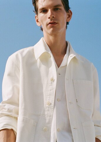 MANGO MAN Between-Season Jacket 'Lou' in White
