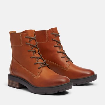 TIMBERLAND Schnürstiefelette 'Brimfield' in Braun