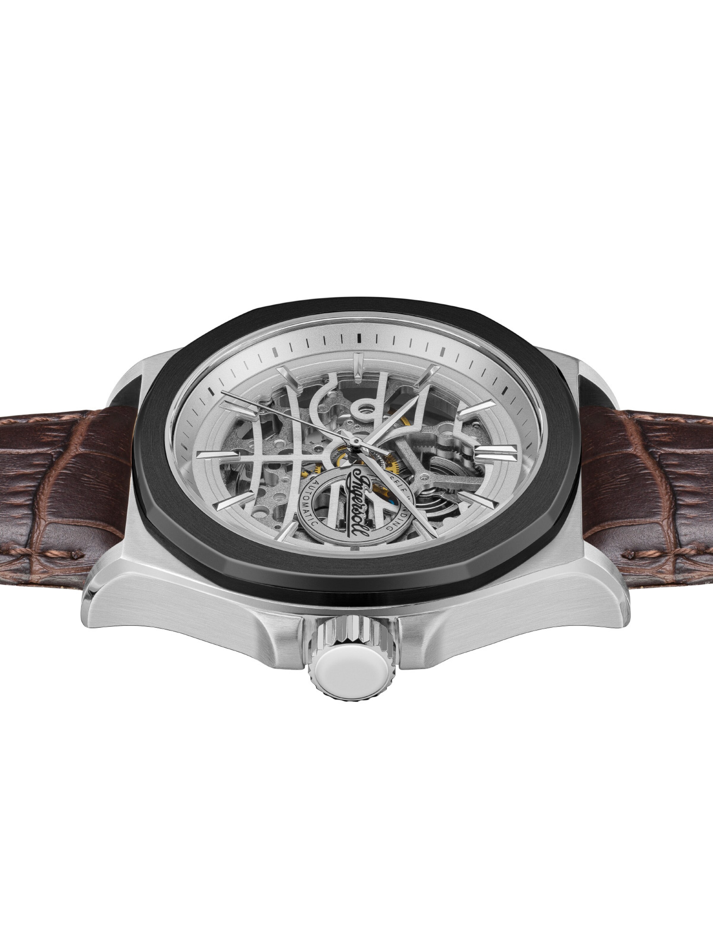 Montre à affichage analogique INGERSOLL en marron