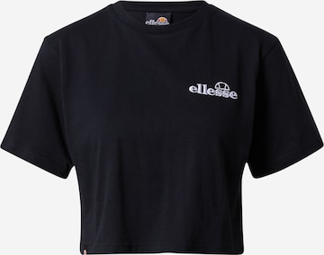 ELLESSE Shirt in Zwart: voorkant