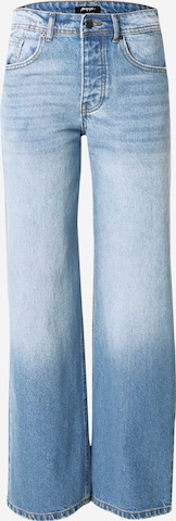 Nasty Gal Wide leg Jeans in Blue: front