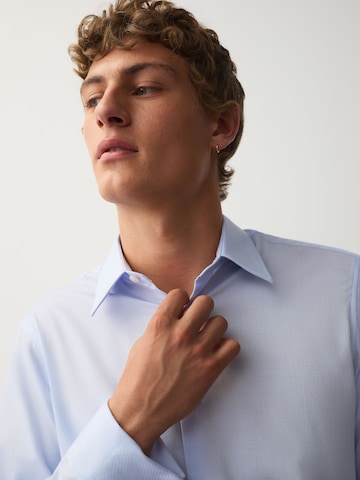 Next Slim Fit Hemd in Blau