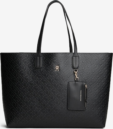 TOMMY HILFIGER Shopper táska - fekete: elől