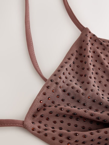 Next - Vestido em castanho