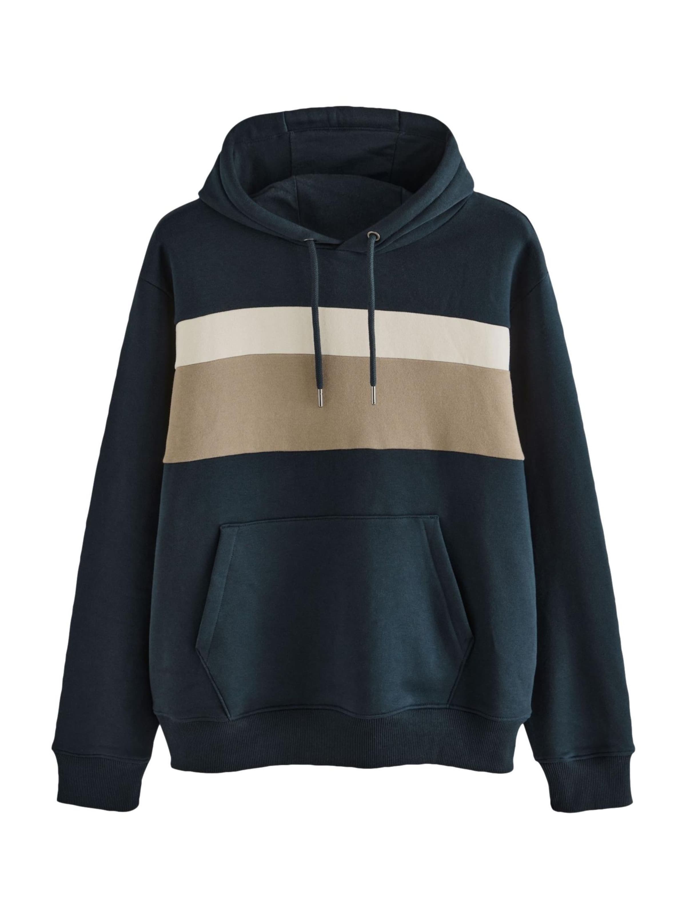 Next Sweatshirt i blå: framsida