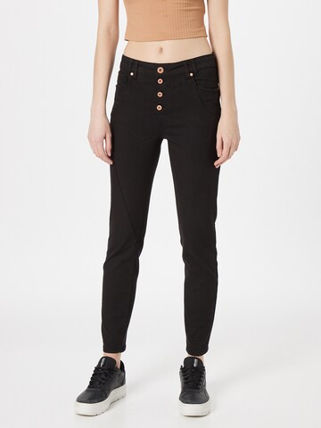 PULZ Jeans Skinny Jeans 'Rozita' in Zwart: voorkant