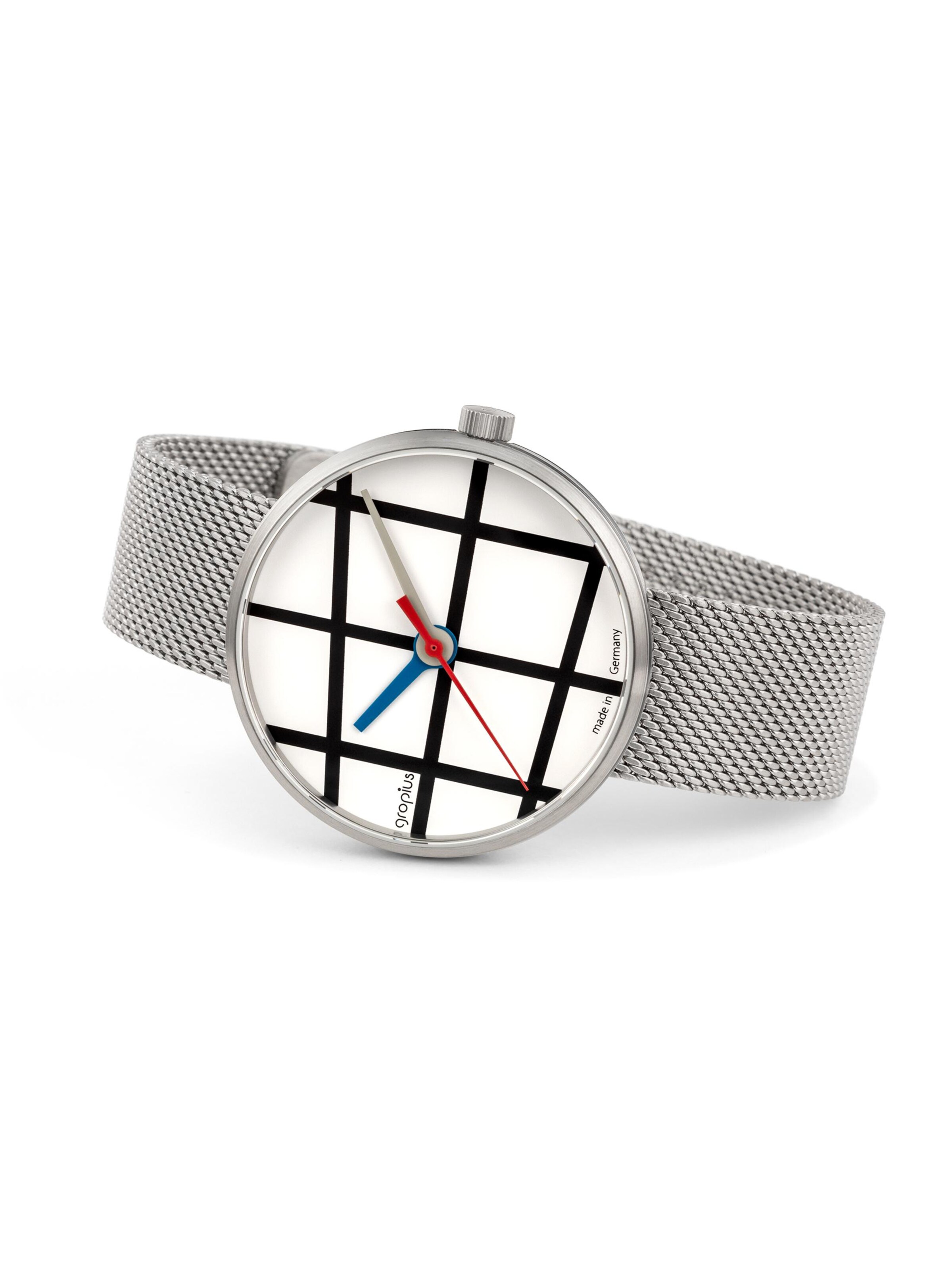 WALTER GROPIUS Analog Watch 'WINDOW' in Black