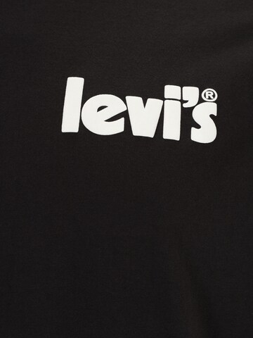 Levi's® Big & Tall Shirt 'Relaxed Fit Tee' in Schwarz