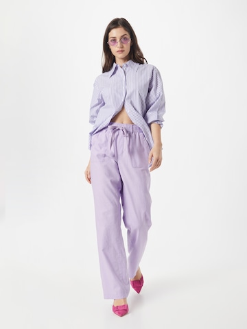 QS Loose fit Pants in Purple