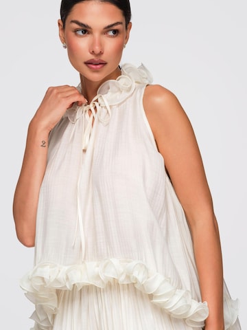 Ombre Bluse i beige