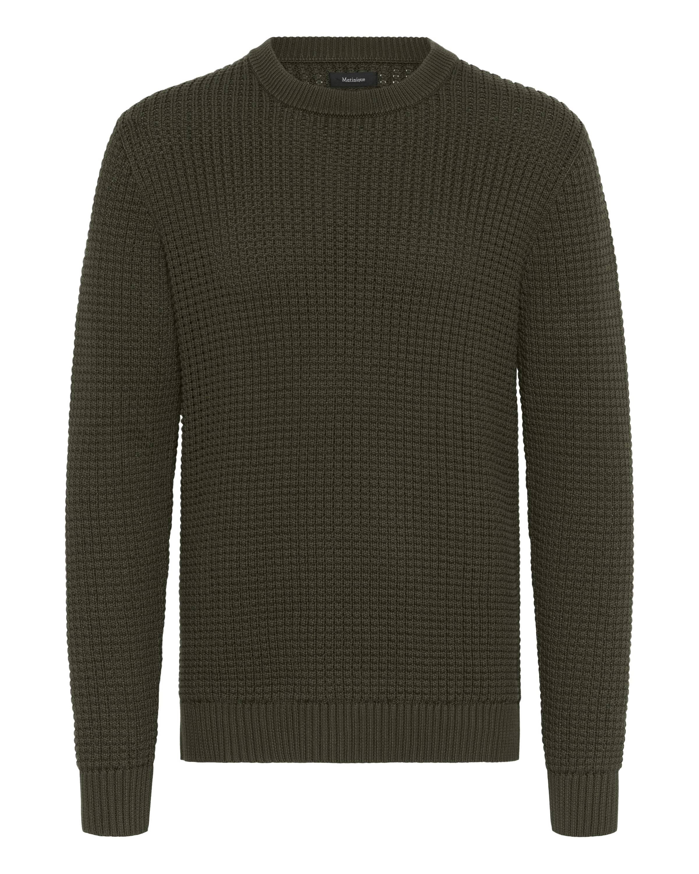 Matinique Sweater 'MATriton' in Green: front