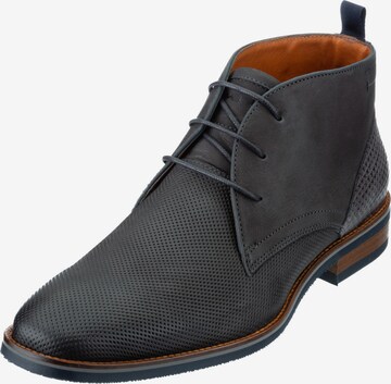 VANLIER Chukka Boots 'Amalfi' in Blauw: voorkant