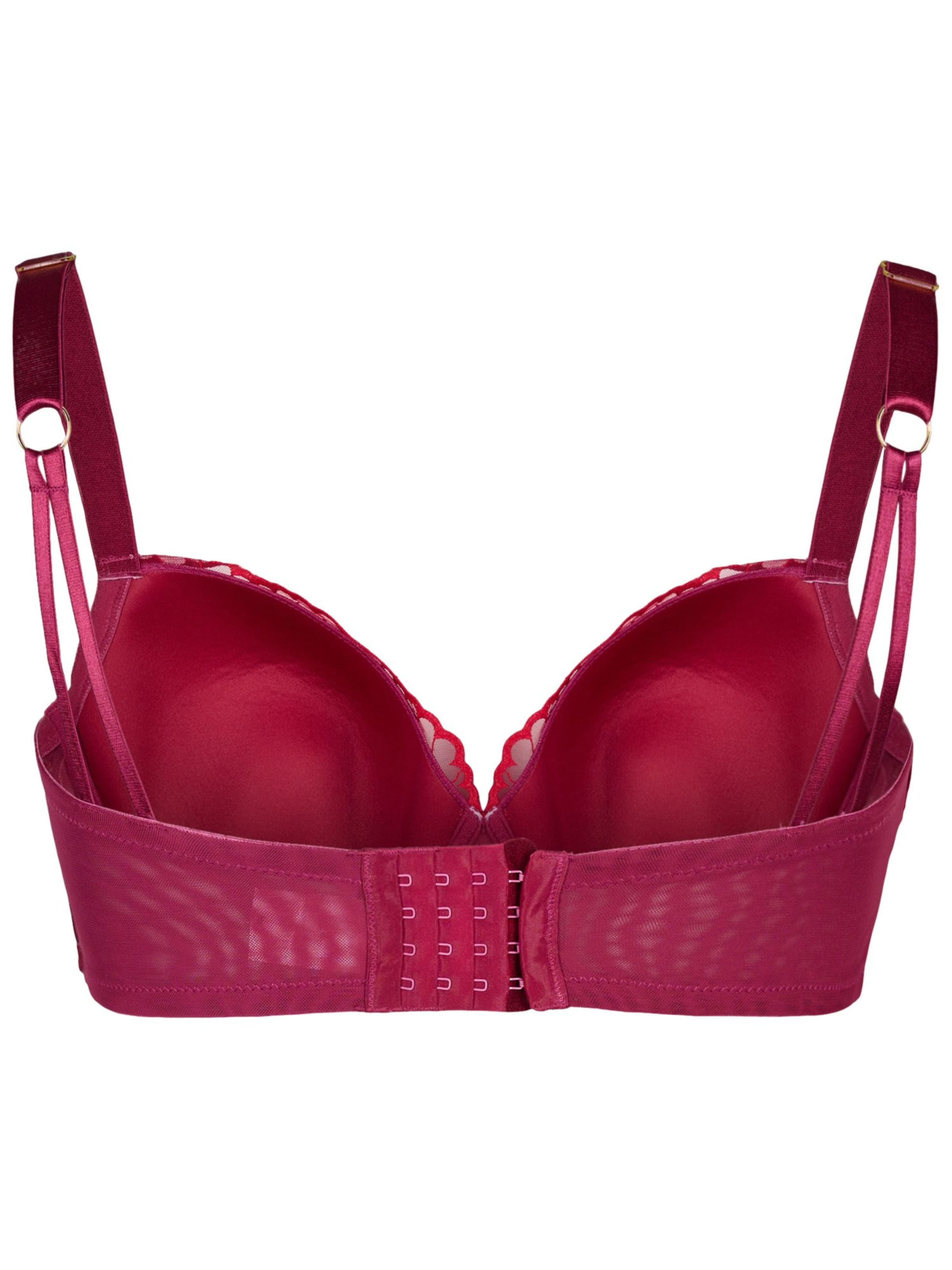 Devoted by Zizzi Бюстгальтер под футболку Бюстгальтер 'Lilo' в Ярко-розовый