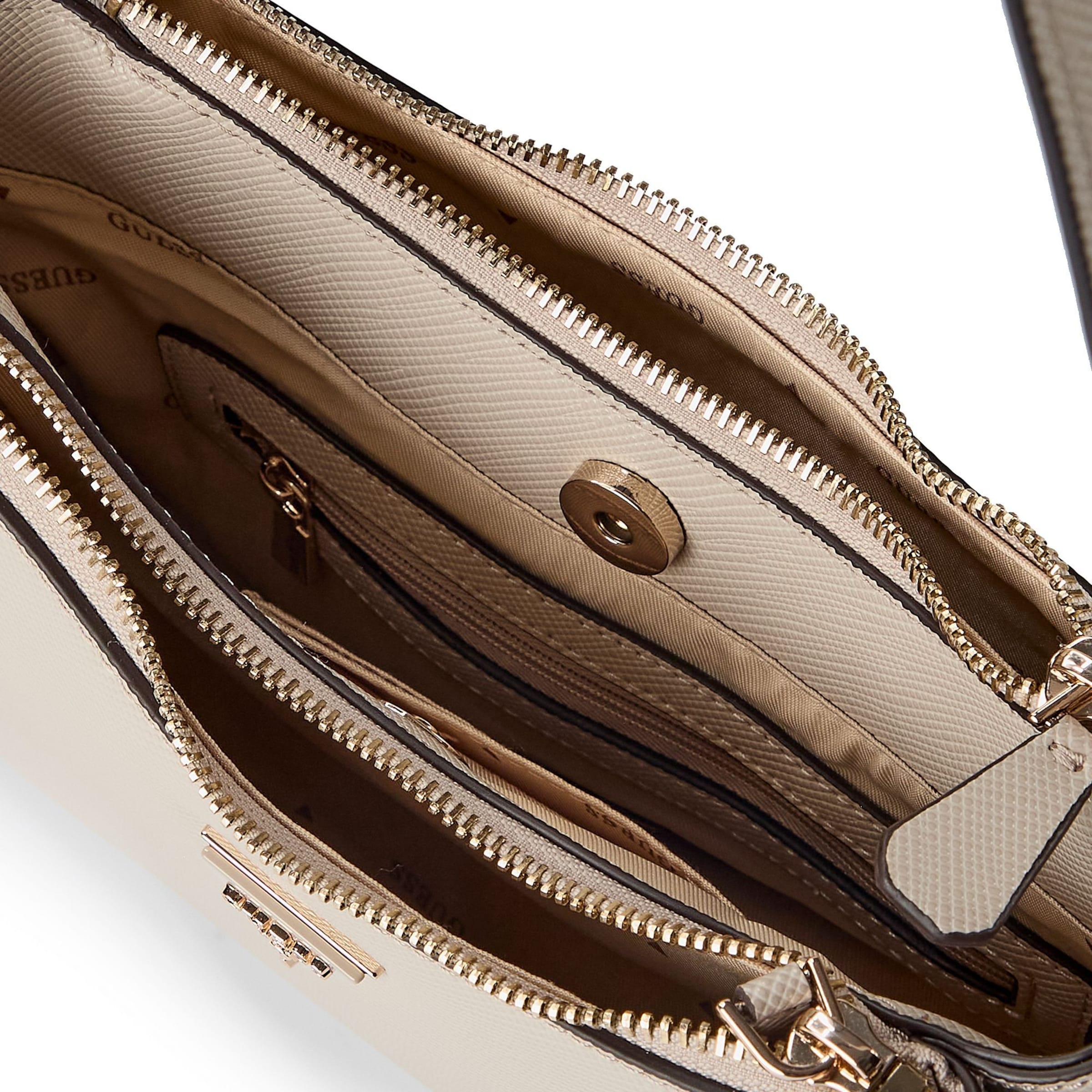 GUESS Torba za čez ramo 'ZG967273' | siva barva