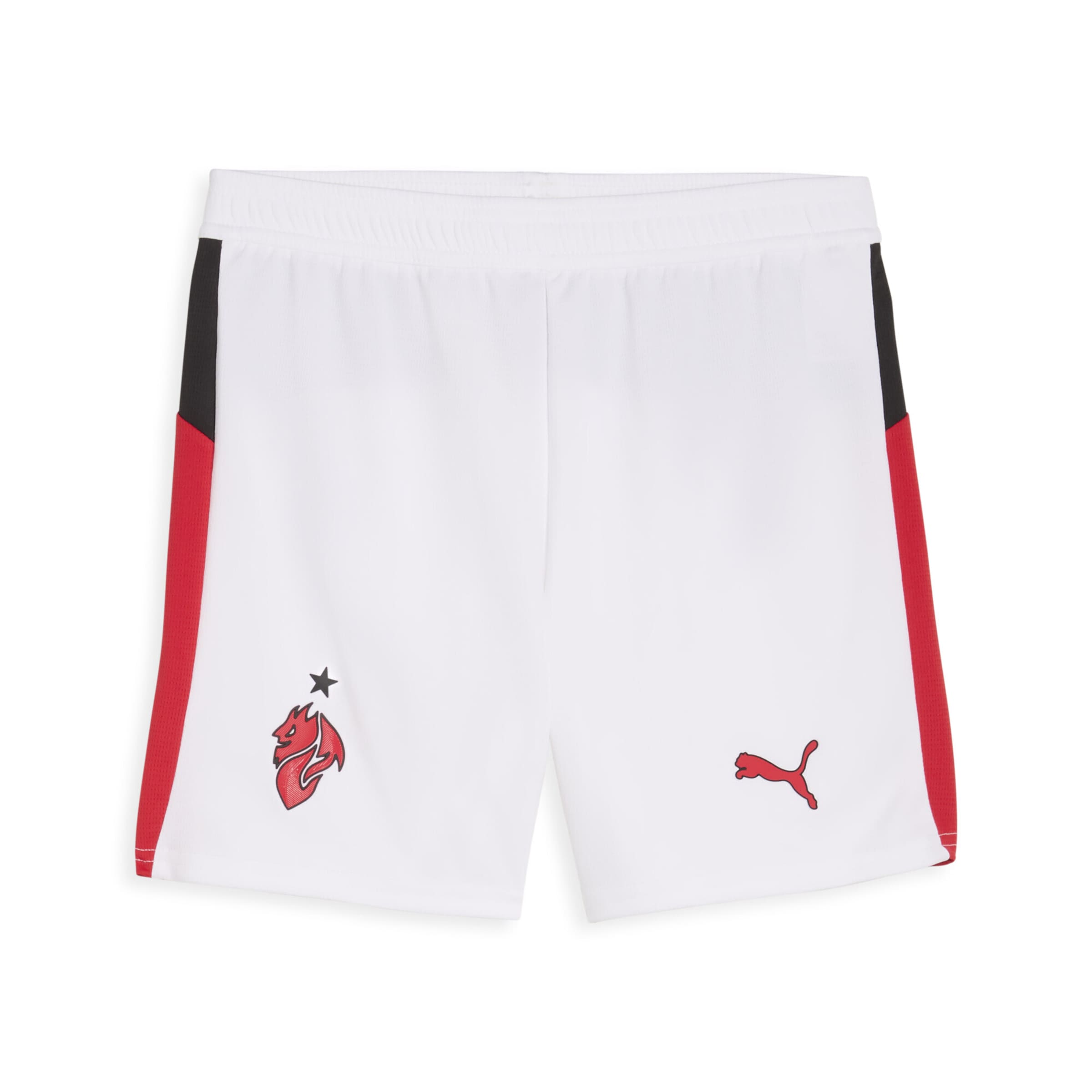 Regular Pantalon de sport 'AC Milan 25/26' PUMA en blanc : devant