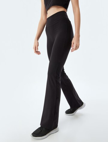 Koton Flared Leggings in Zwart: voorkant