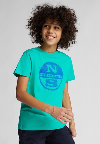 North Sails Baumwoll Jersey-T-Shirt in Grün