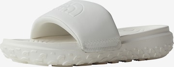 THE NORTH FACE - Zapatos abiertos 'W NEVER STOP CUSH SLIDE' en blanco: frente