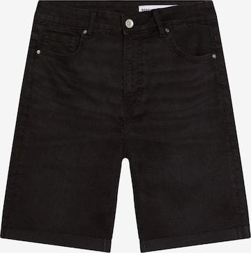 Bershka Regular Farkut värissä musta: etupuoli