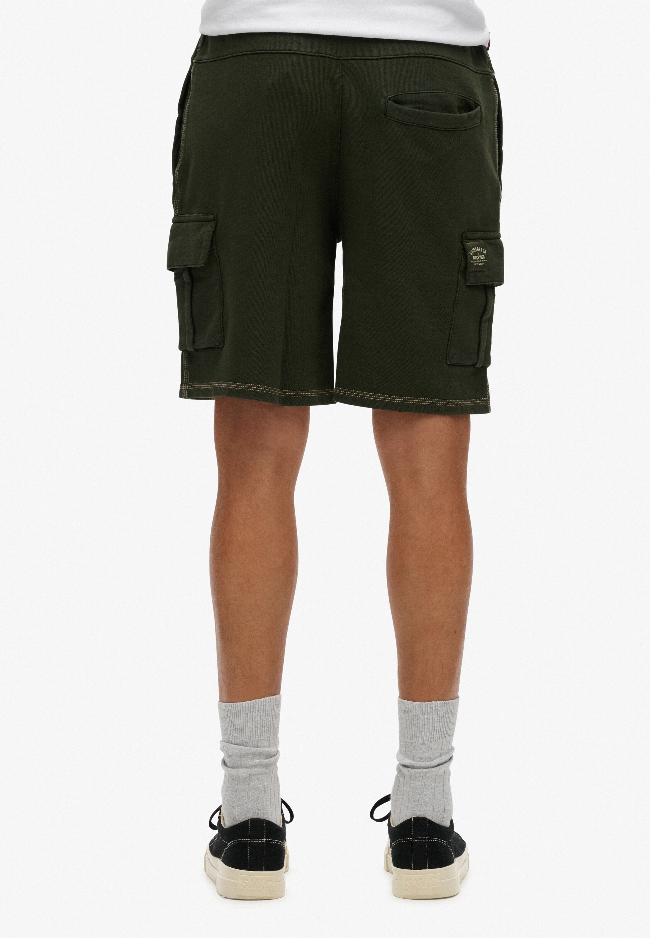 Regular Pantalon cargo Superdry & Co en vert
