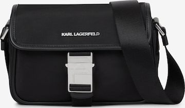 Karl Lagerfeld Schoudertas in Zwart: voorkant
