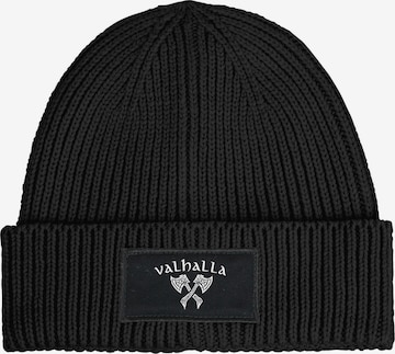 Neverless Beanie 'Valhalla' in Black: front