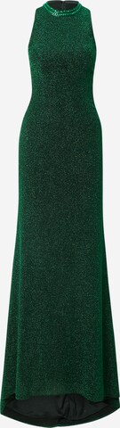 mascara Evening Dress in Green: front