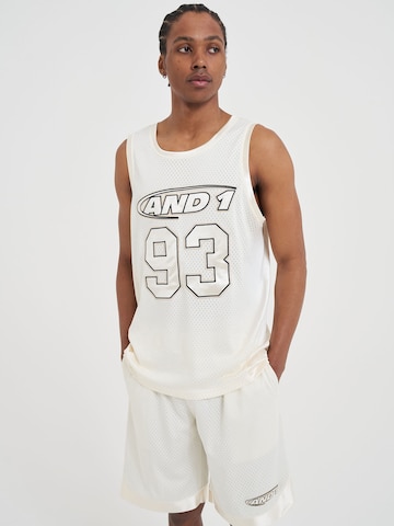 AND1regular Hlače - bež boja: prednji dio