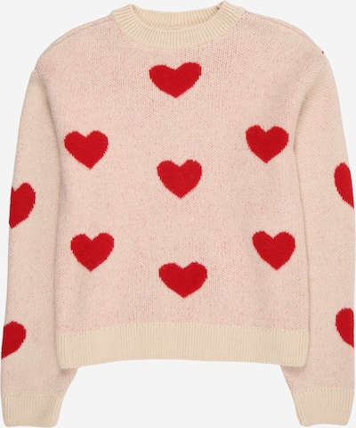 Pulover ONLY GIRLS pe roz / roșu, Vizualizare produs