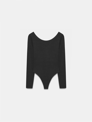 Body a camicia di Dilvin in nero