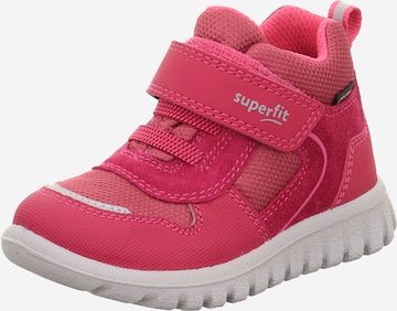 Sneaker de la SUPERFIT pe roz: față