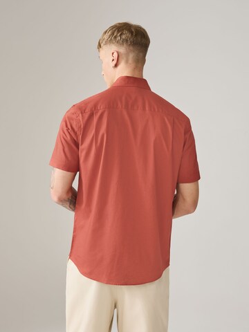 Next Regular Fit Hemd in Braun