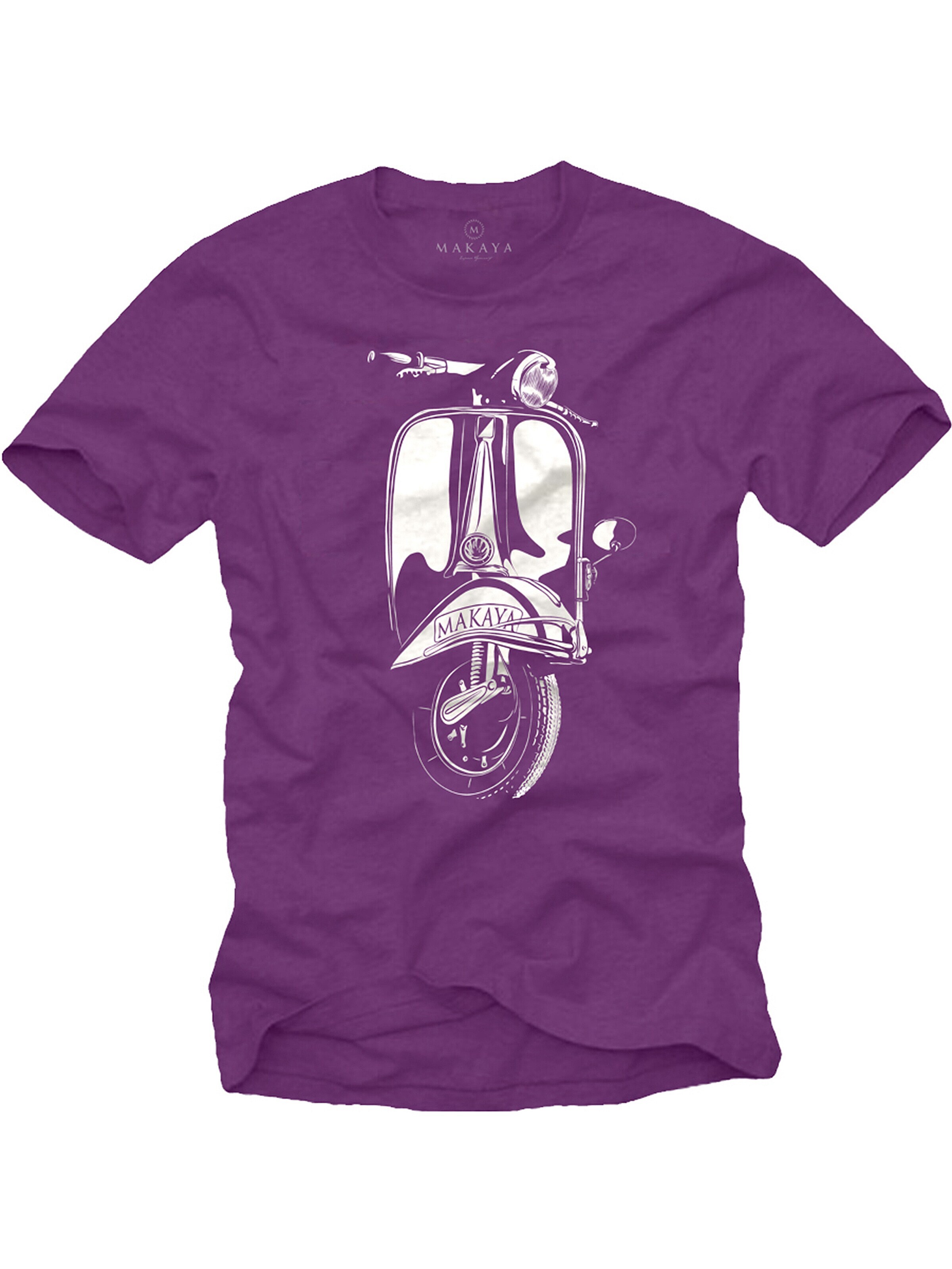MAKAYA Shirt 'Makaya Roller' in Purple: front