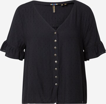 Superdry Blouse in Zwart: voorkant