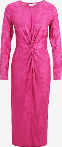 VILA Платье 'VIROSEA' в Ярко-розовый: спереди