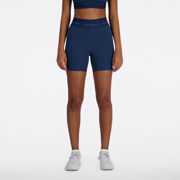 new balance Skinny Spodnie sportowe 'Sleek 5' w kolorze niebieski