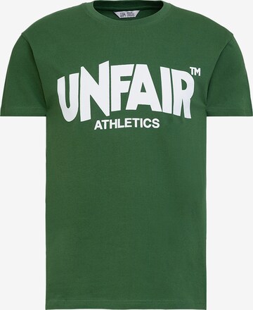 T-Shirt Unfair Athletics en vert : devant