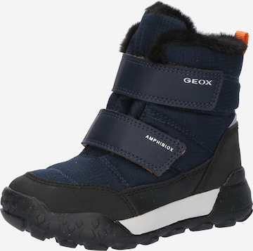 GEOX Snowboots 'TREKKYUP' in Blau: Vorderseite