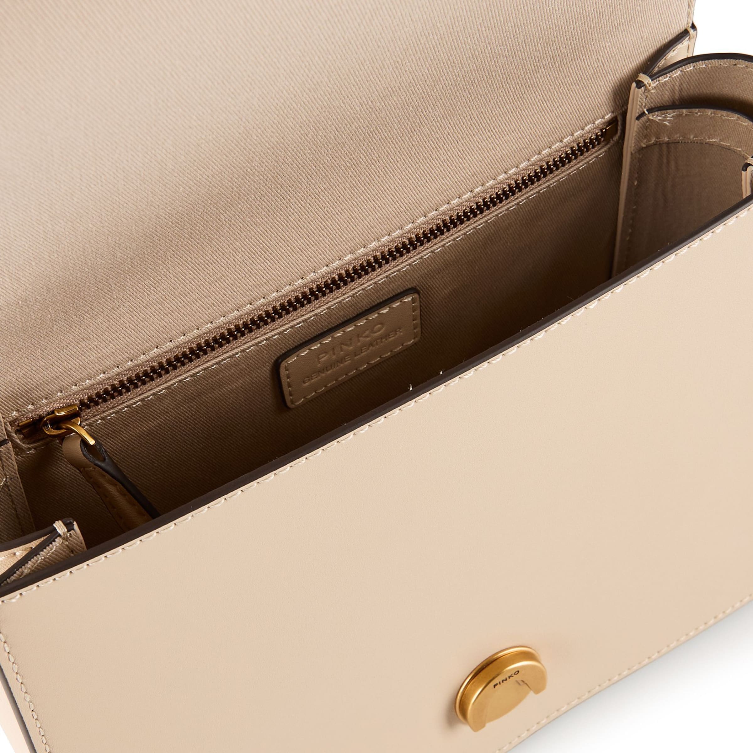 Borsa a mano 'Love One' di PINKO in beige