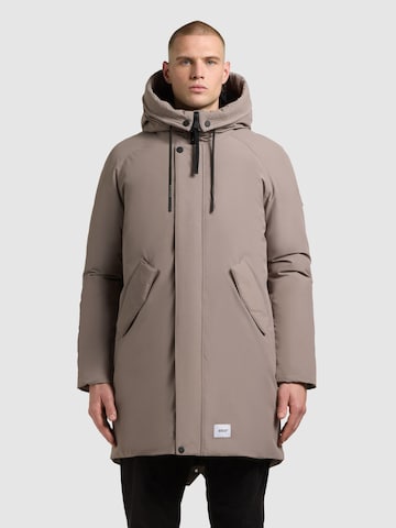 khujo Χειμερινό μπουφάν 'Anth2' σε μπεζ: μπροστά